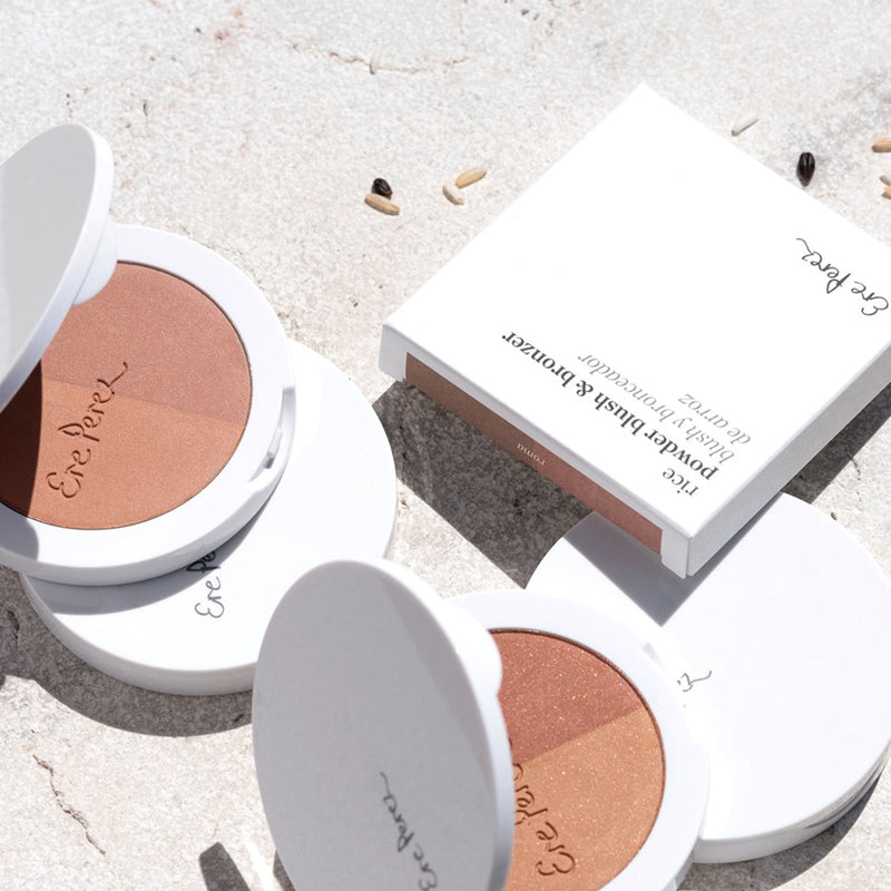 Ere Perez | Rice Powder Blush + Bronzer in Brooklyn - 9g
