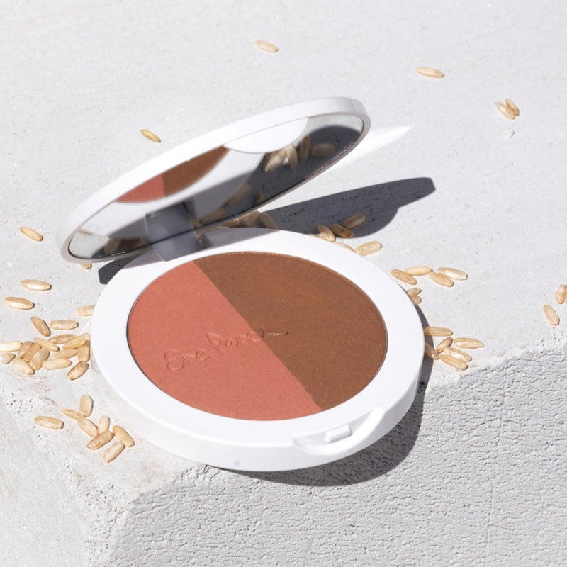 Ere Perez | Rice Powder Blush + Bronzer in Brooklyn - 9g