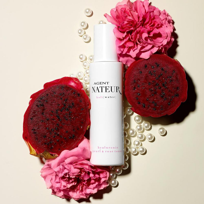 Agent Nateur | h o l i ( water ) pearl and rose hyaluronic toner
