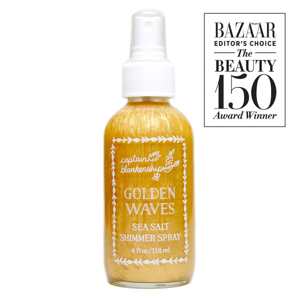 Captain Blankenship | Golden Waves Shimmer Sea Salt Hair Spray - 4 oz
