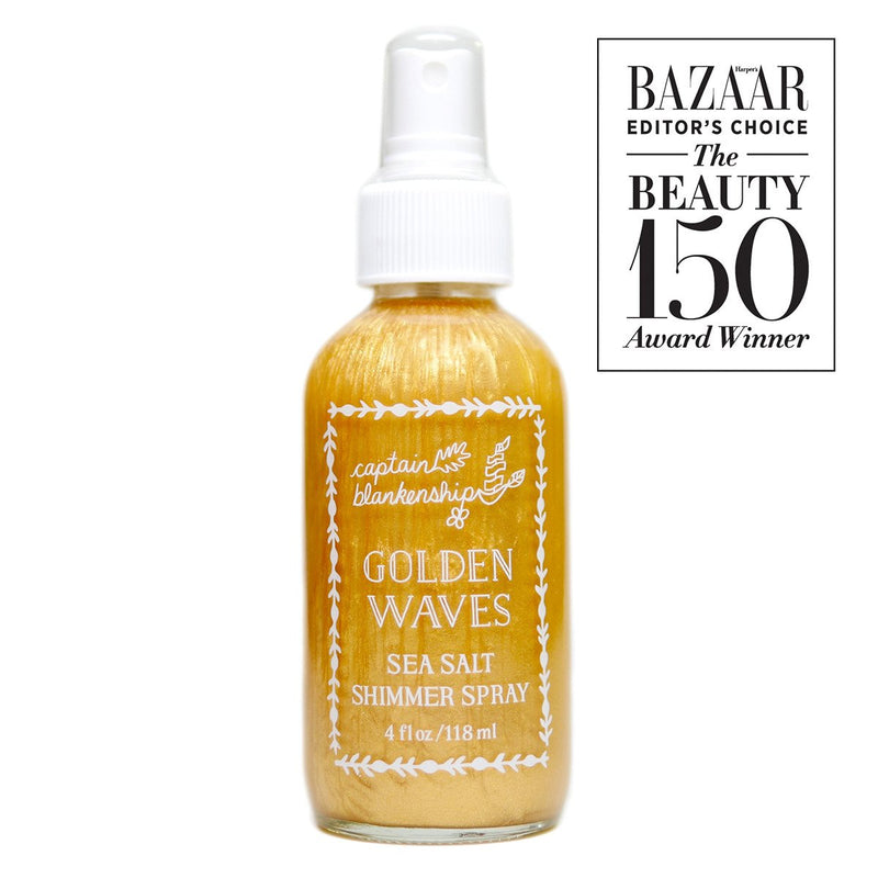 Captain Blankenship | Golden Waves Shimmer Sea Salt Hair Spray - 4 oz