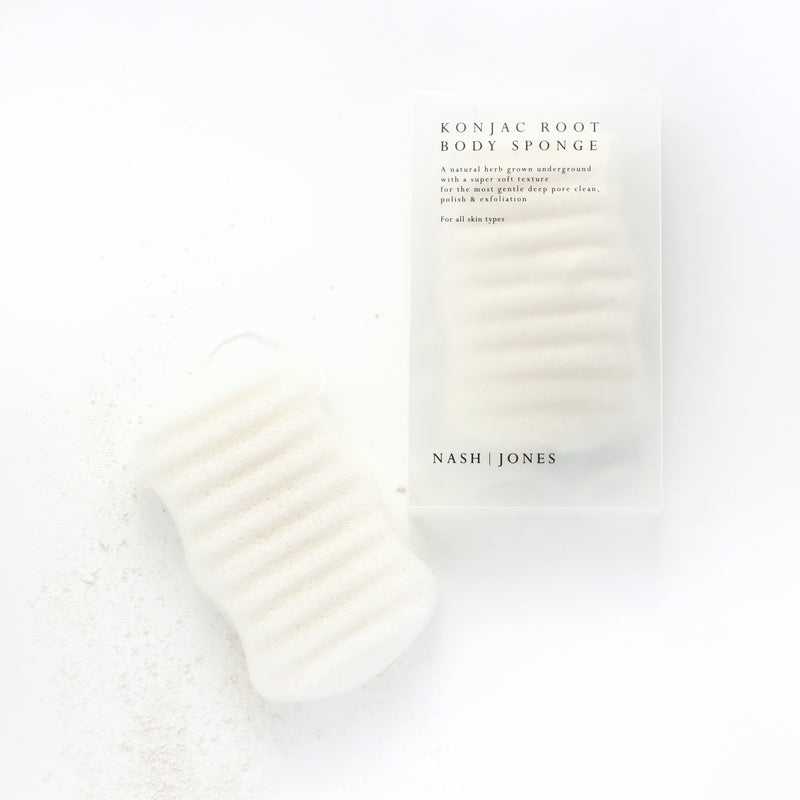 Nash + Jones | Pure Konjac Body Sponge - 1 Sponge