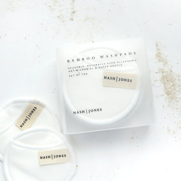 Nash + Jones | Bamboo Washpads - 10 reusable rounds