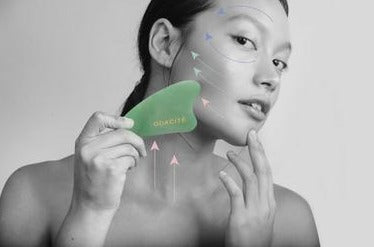 Odacite | Crystal Contour Gua Sha - Green Aventurine Beauty Tool