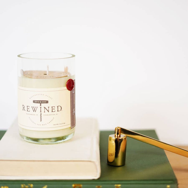 Candlefish | Brushed gold candle snuffer